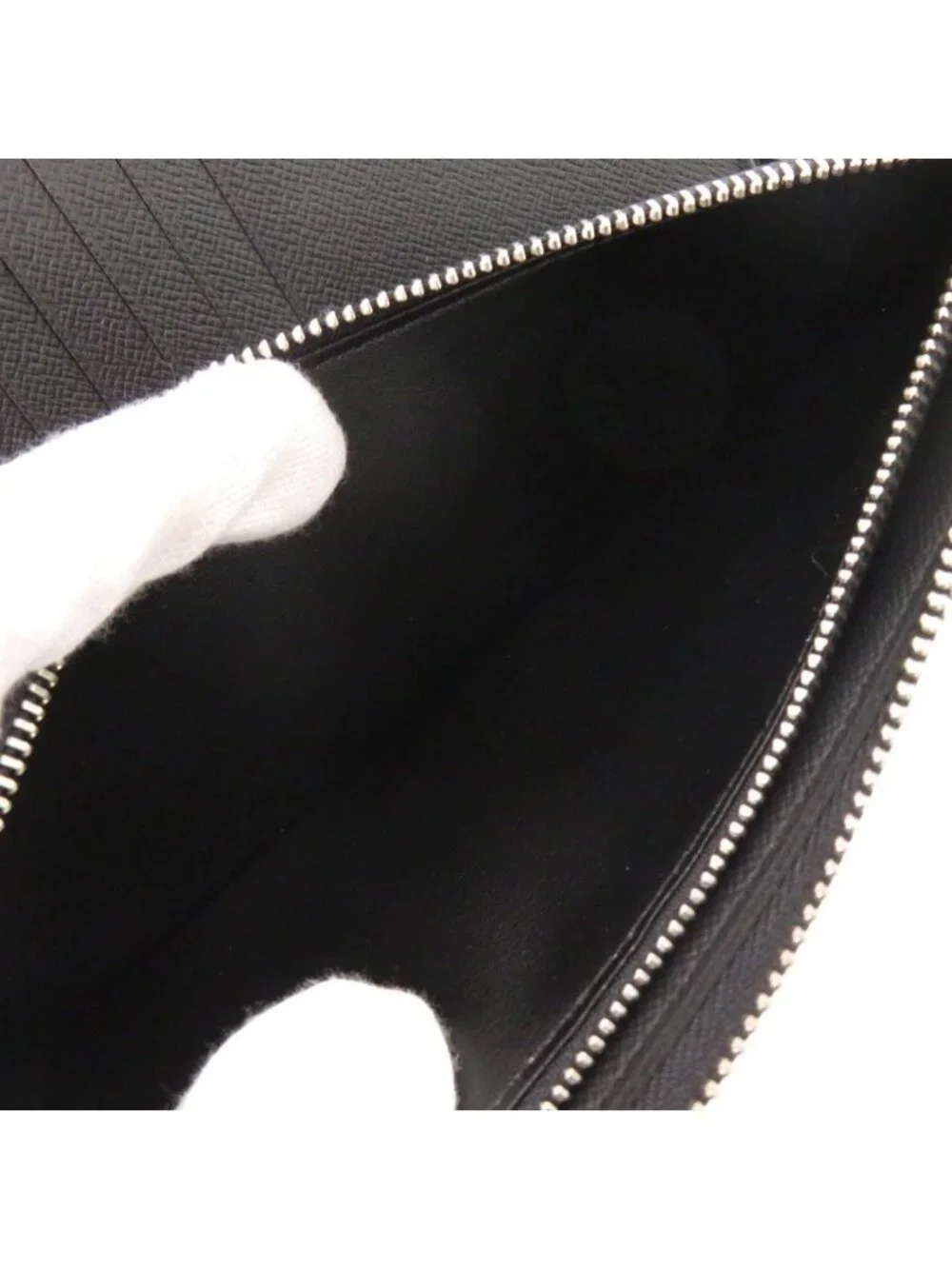 Louis Vuitton Zippy Wallet Vertical Epi IC Noir